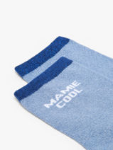 Sokken Pieces Blauw socks women 17168185-vue-porte